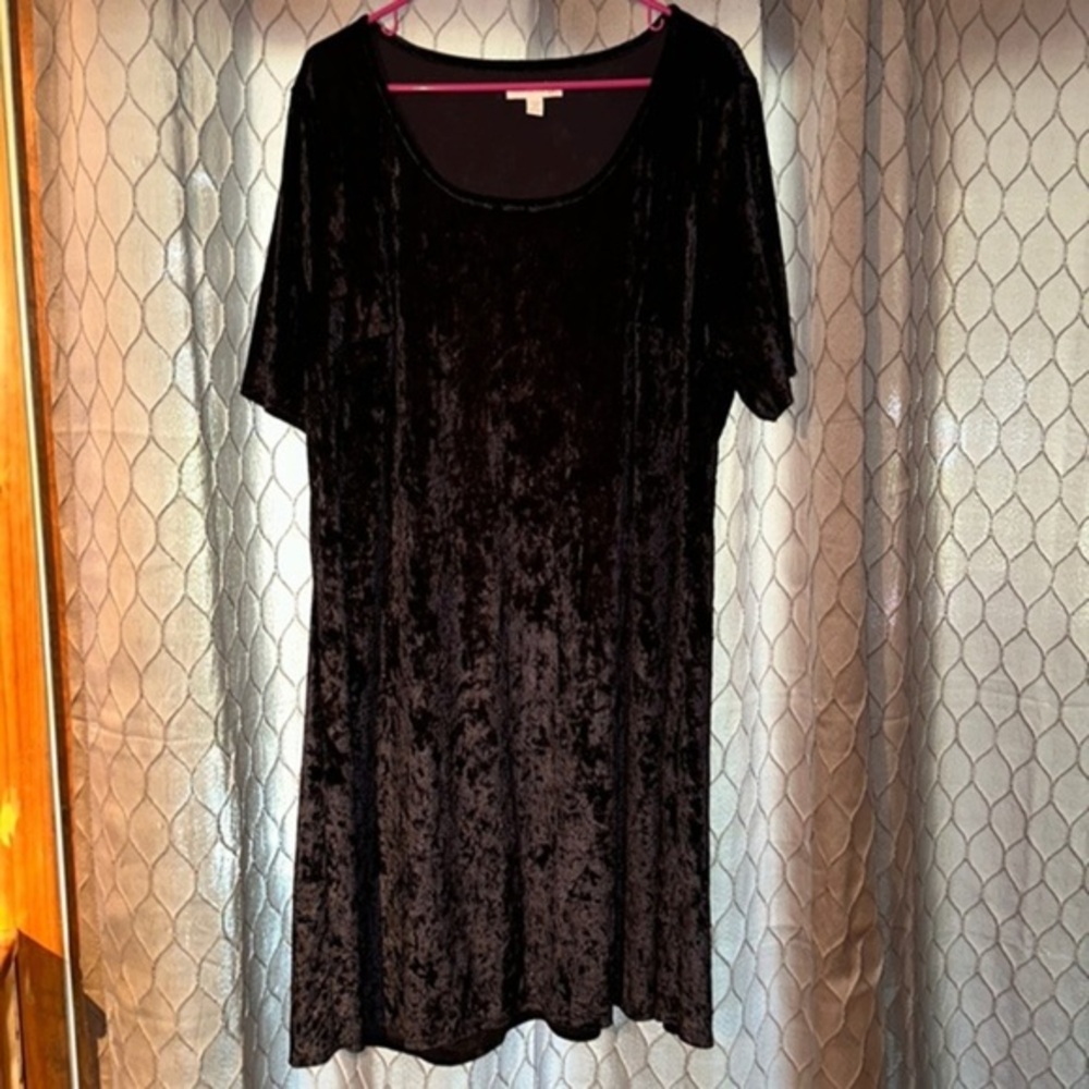 Velour dress